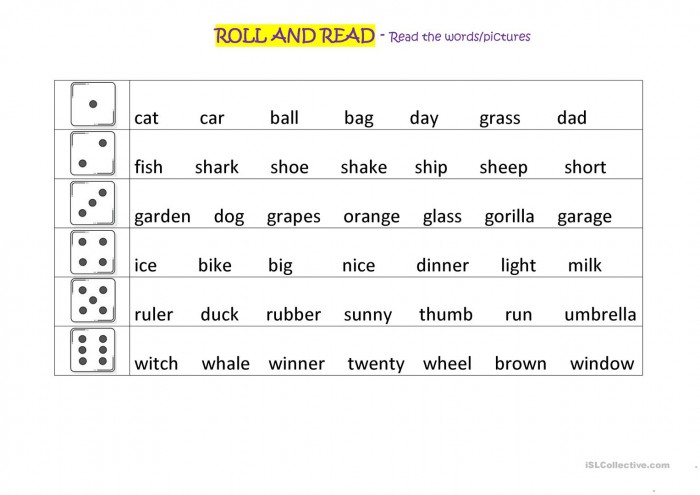 Roll And Read