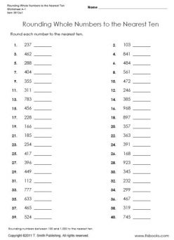 To The Ten: Rounding Numbers