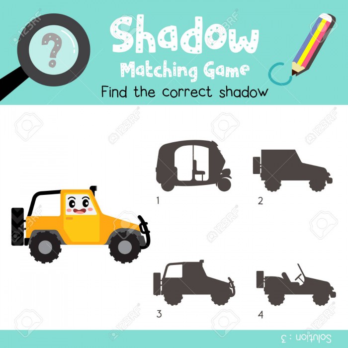 Shadow Matching Game Of Off