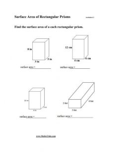 Find The Surface Area: Rectangular Prism