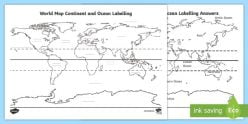 World Map Activity
