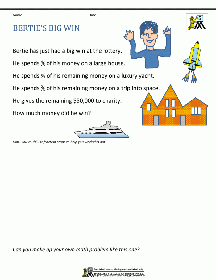 Th Grade Math Problems