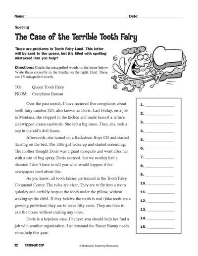 The Case Of The Terrible Tooth Fairy