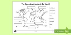 Label The Continents