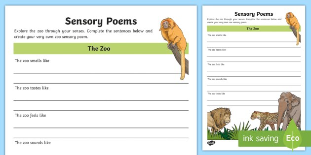 Animal Poems Worksheets | 99Worksheets Animal Poems Worksheets | 99Worksheets