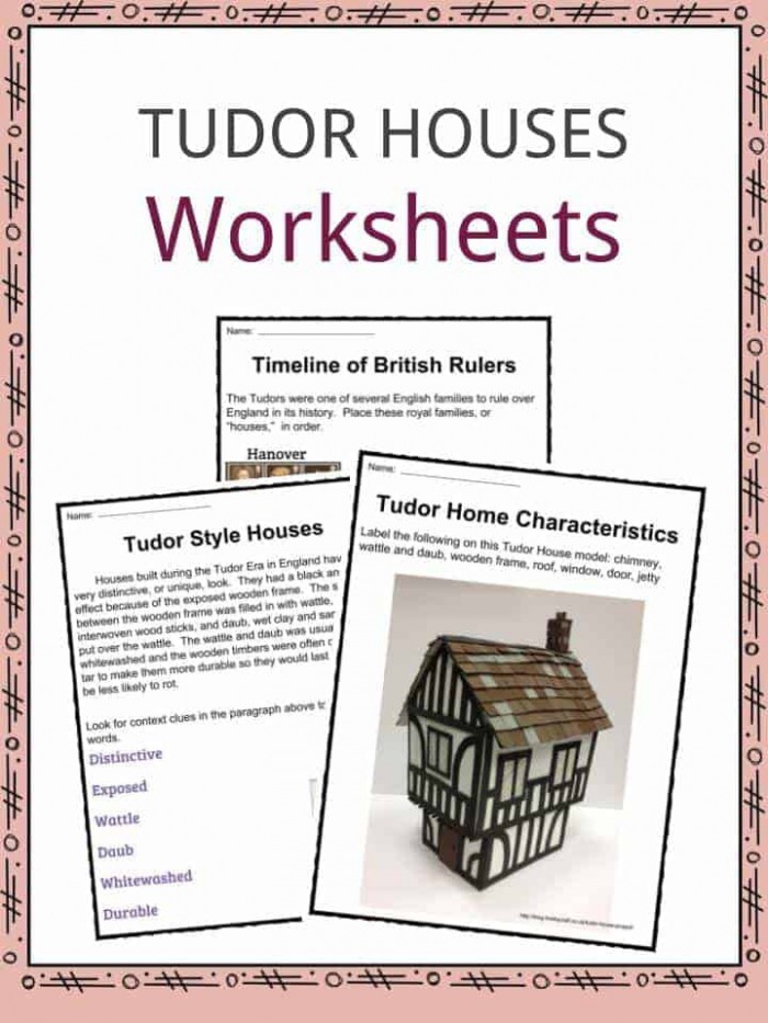 Tudor Houses Facts  Worksheets   Information For Kids