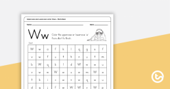 The Letter W: A Maze