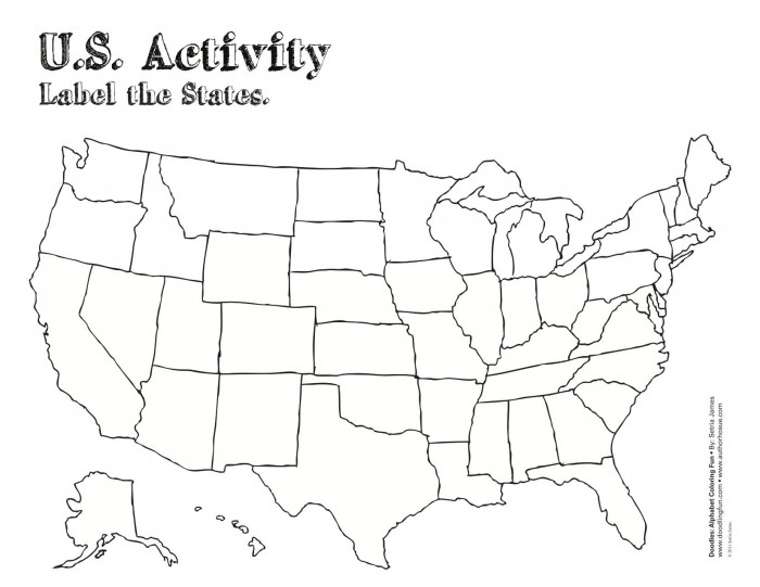 Us Coloring Map