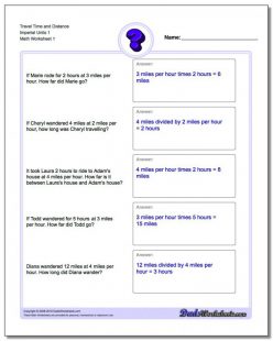 Math Story Problems