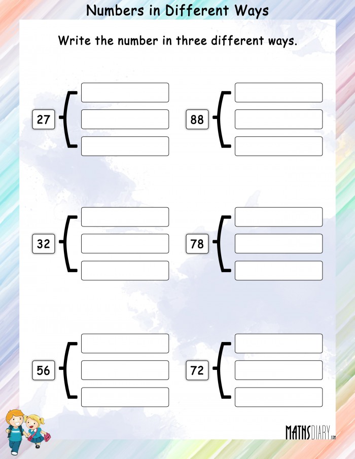 Write Numbers In Different Ways