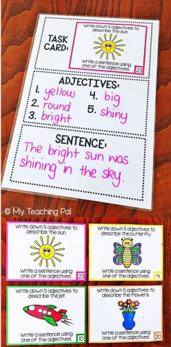 Journal Writing Task Cards #1