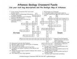 Geology Crossword