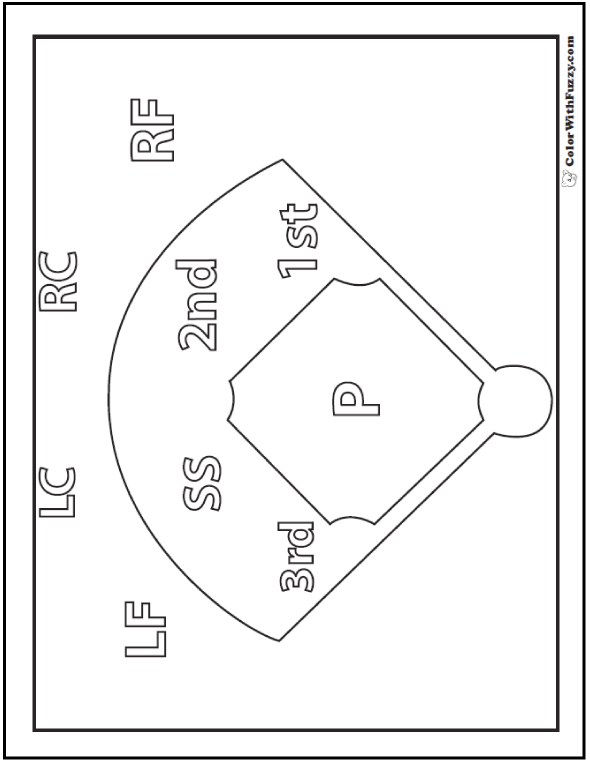 Baseball Coloring Pages  Customize And Print Pdfs