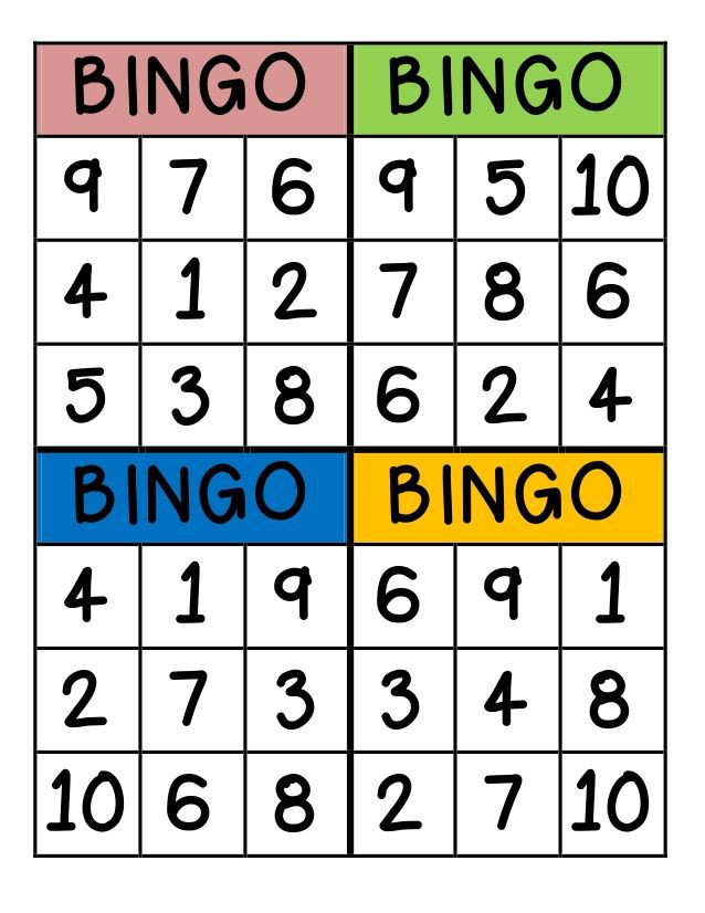 Bingo Numbers   Con Imgenes