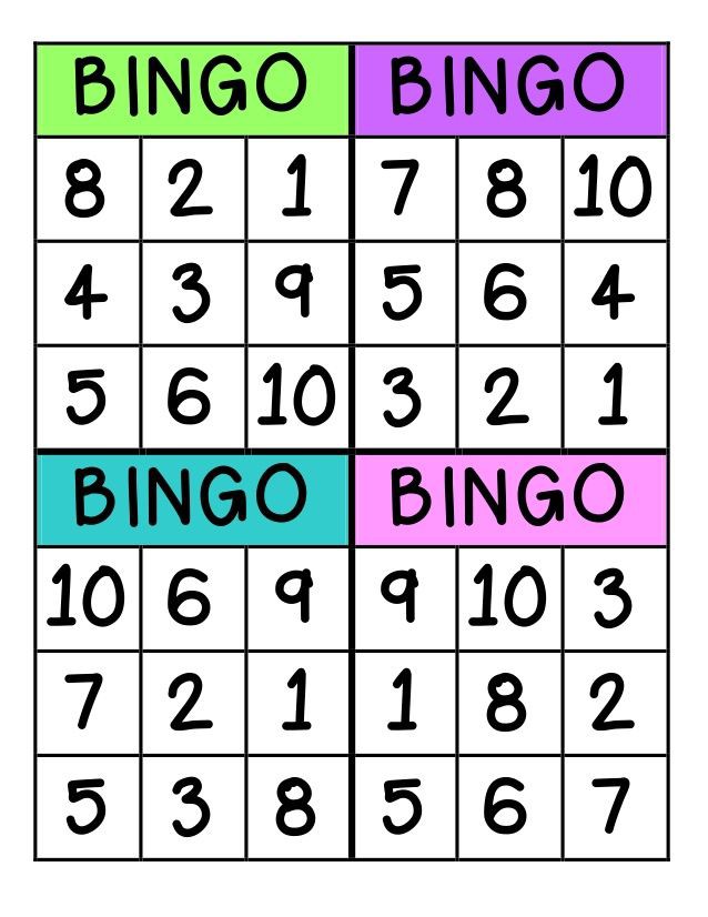 Bingo Numbers   Con Imgenes
