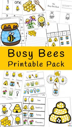 Busy Bees Coloring Page