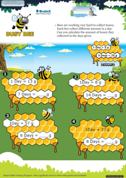 Number Puzzles For Busy Bees