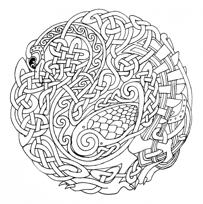 Celtic Mandala Coloring Pages For Adults With Images