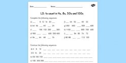 Counting Numbers 150-200