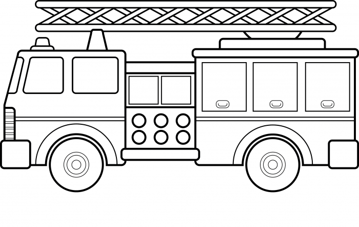 Fire Truck Coloring Pages