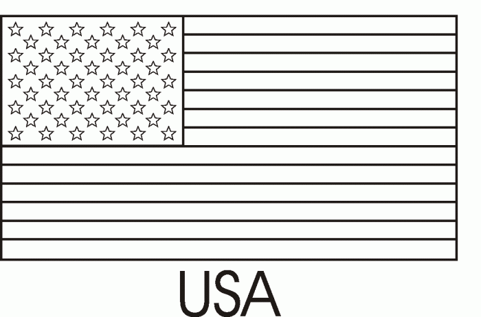 Flag Day Coloring Pages With Images
