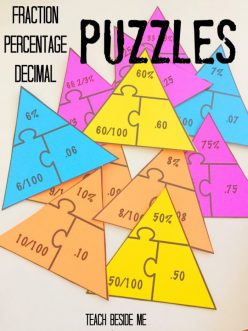 Fractions And Decimals: Lock And Key