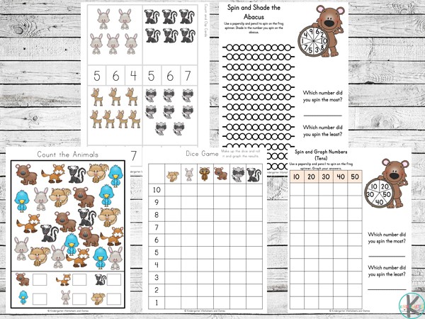 Free Forest Animals Worksheet