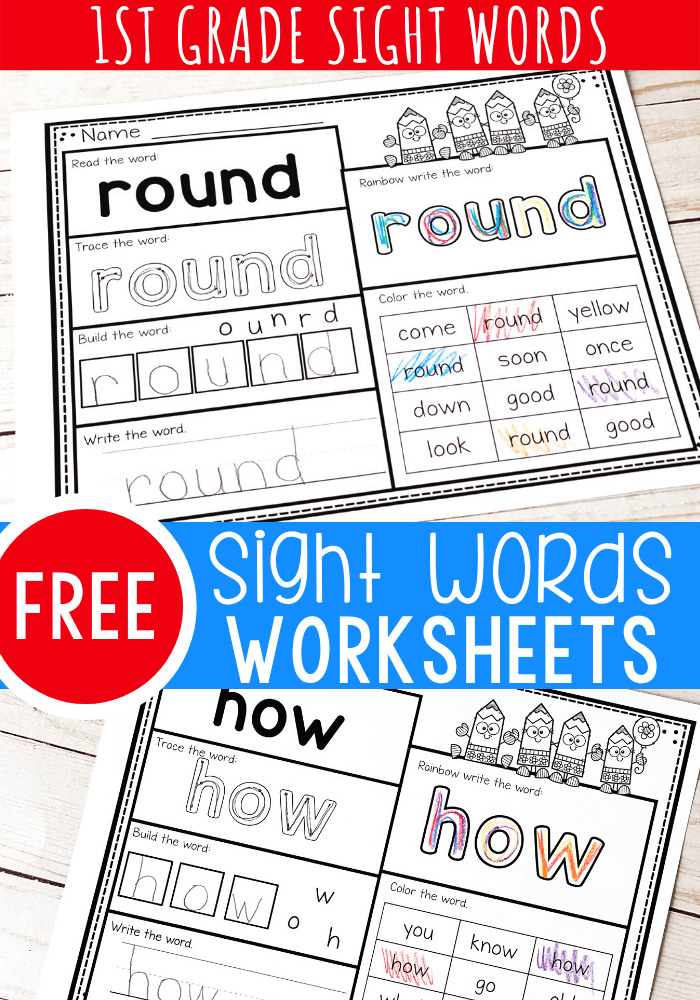 First Grade Sight Words: Ask To Before Worksheets | 99Worksheets