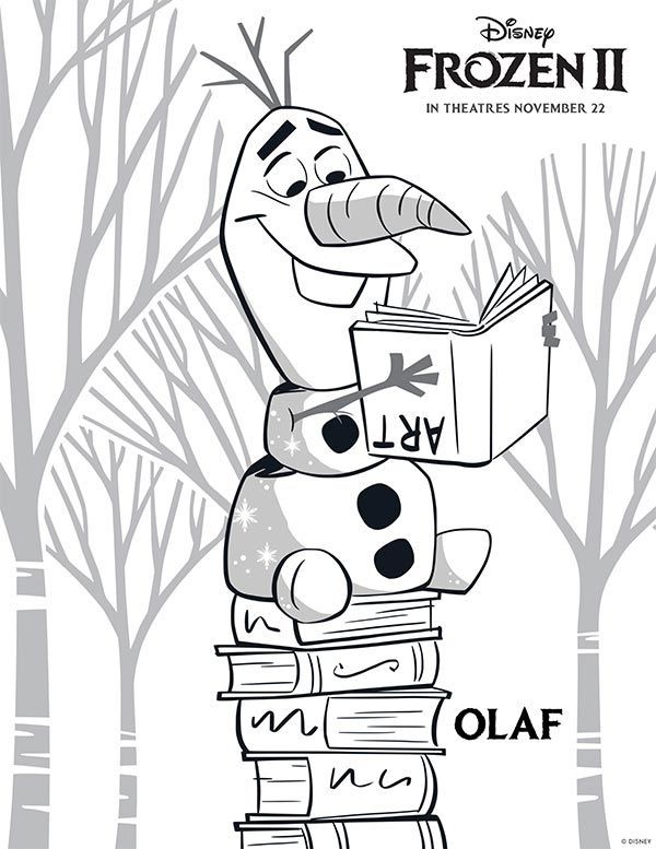 Free Printable Frozen  Coloring Pages And Activities