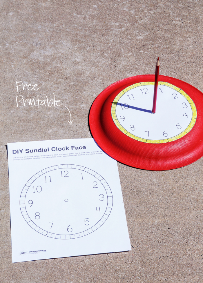 Make Your Own Sundial Worksheets 99Worksheets
