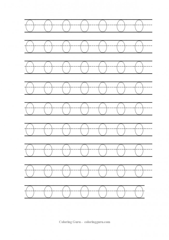 Free Printable Tracing Number Sheets