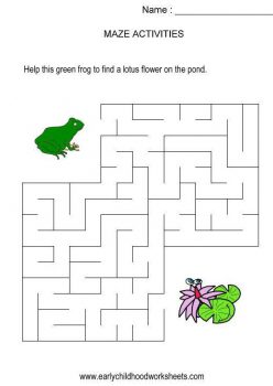 Frog Maze