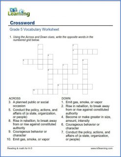grade vocabulary worksheets printable and organized by subject 7