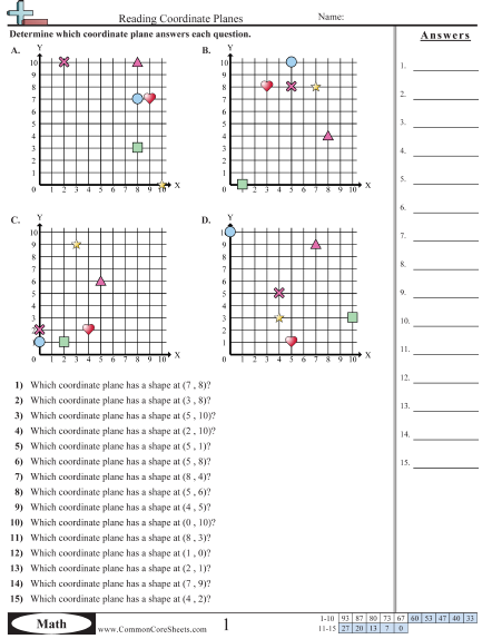 Grid Worksheets