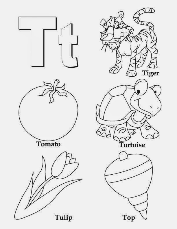 Free Printable Worksheets Letter T