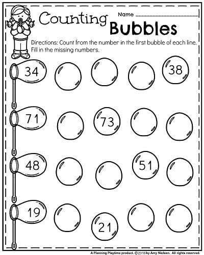 Kindergarten Worksheets For May With Images