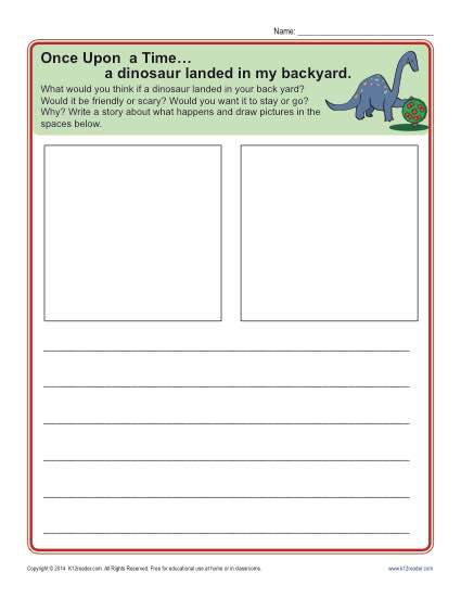 Kindergarten Writing Prompt