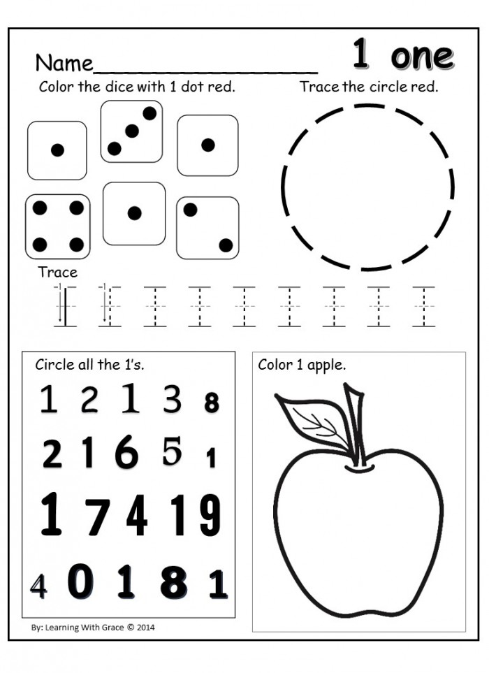 Learning Numbers    Worksheets And Flash Cards