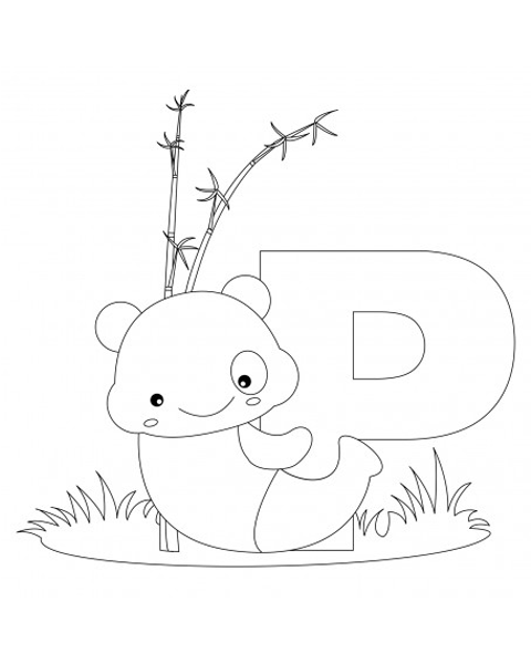 Letter P Coloring Page With Images