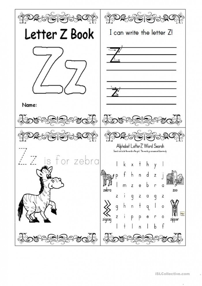 the letter z worksheets 99worksheets