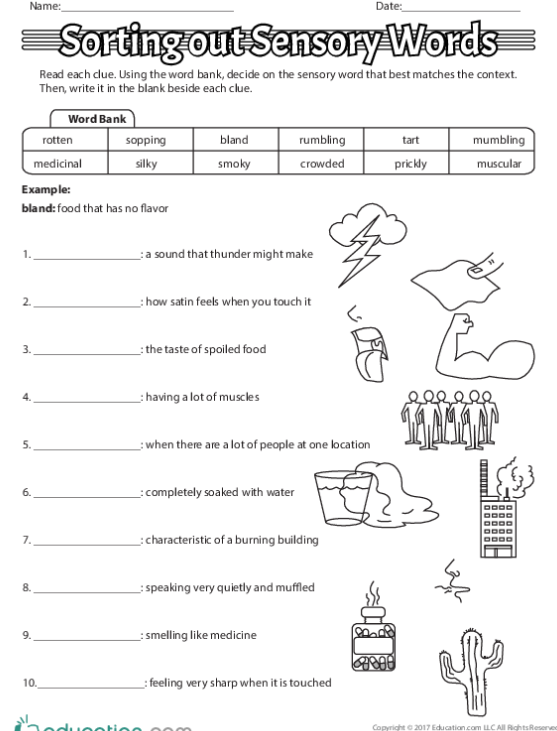 making-sense-of-sensory-details-worksheets-99worksheets