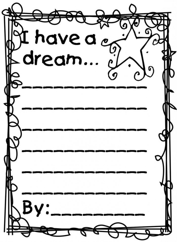 Martin Luther King Jr Coloring Pages And Worksheets