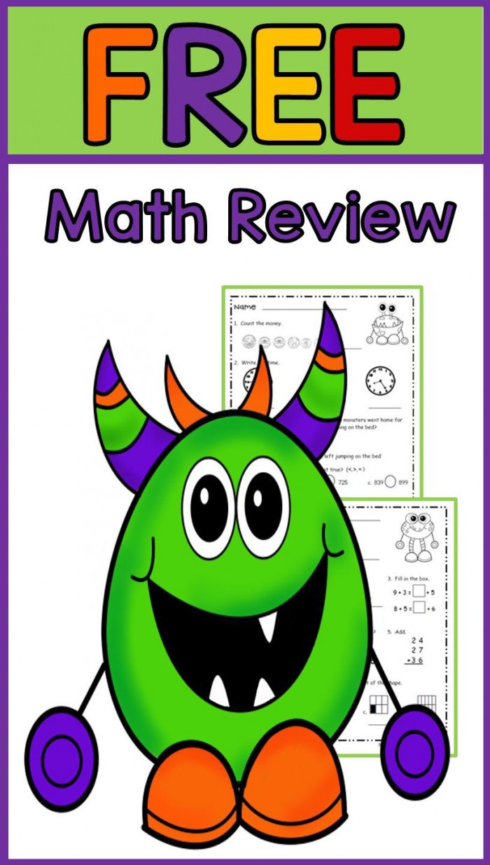 Math Mixed Review Part  Flying Through Fourth Grade Worksheets