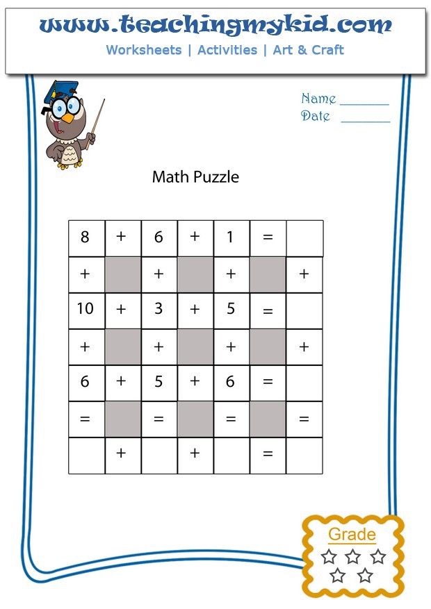 Math Puzzle  Archives