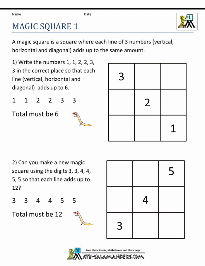 Math Puzzle St Grade