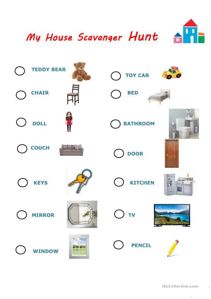 My House Scavenger Hunt