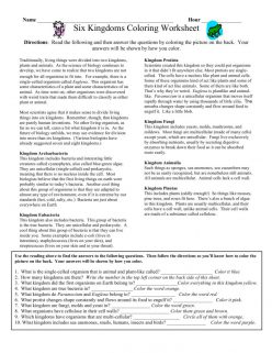 Single-Cell Organisms: Life Science Coloring