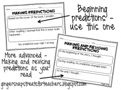 Making Predictions: Before, During, After!