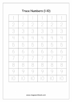 Number Practice 1-10