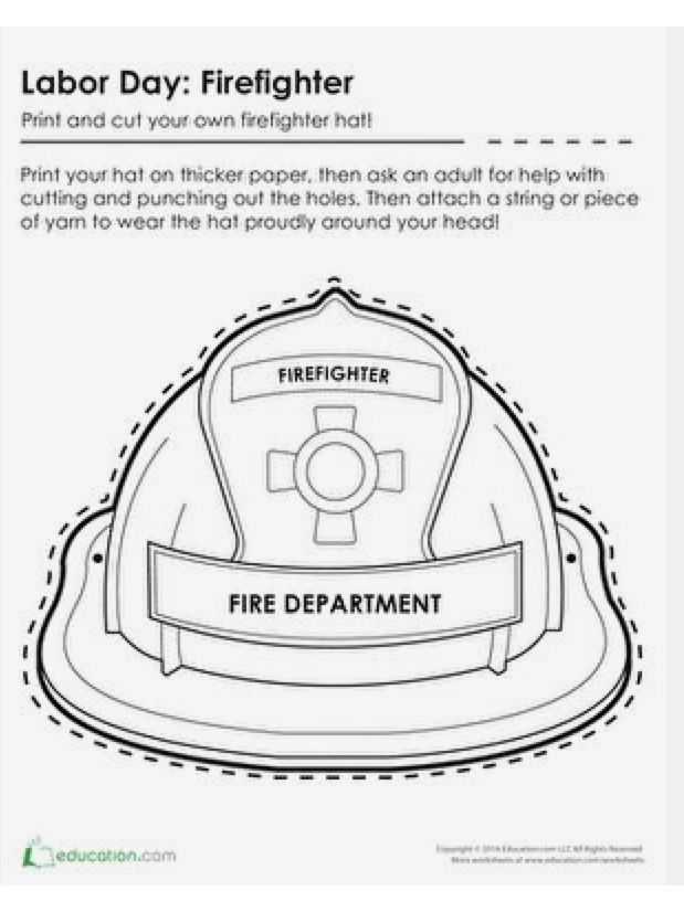 firefighter-hat-worksheets-99worksheets